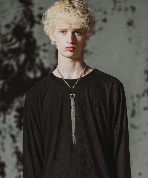 NO ID.(ノーアイディ)の「【NO ID.】Horsebit Charm Tassel Necklace / ホースビット チャーム タッセル ネックレス(ネックレス・メンズ・シルバー・ONE SIZE)」の17枚目の写真