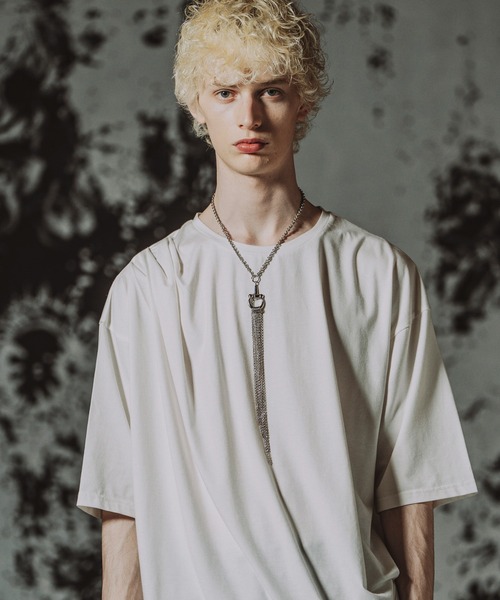 NO ID.(ノーアイディ)の「【NO ID.】Horsebit Charm Tassel Necklace / ホースビット チャーム タッセル ネックレス(ネックレス・メンズ・シルバー・ONE SIZE)」の22枚目の写真