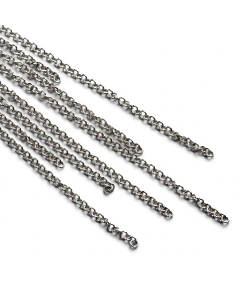 NO ID.(ノーアイディ)の「【NO ID.】Horsebit Charm Tassel Necklace / ホースビット チャーム タッセル ネックレス(ネックレス・メンズ・シルバー・ONE SIZE)」の7枚目の写真