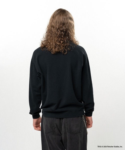 KAMIYA(カミヤ)の「Betty BoopTM × KAMIYA " I’m Coming Out" Sweatshirt(スウェット・メンズ・グレー/ブラック・M/S)」の8枚目の写真