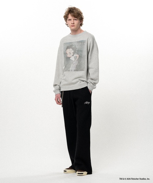 KAMIYA(カミヤ)の「Betty BoopTM × KAMIYA " I’m Coming Out" Sweatshirt(スウェット・メンズ・グレー/ブラック・M/S)」の10枚目の写真