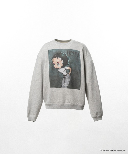 KAMIYA(カミヤ)の「Betty BoopTM × KAMIYA " I’m Coming Out" Sweatshirt(スウェット・メンズ・グレー/ブラック・M/S)」の16枚目の写真