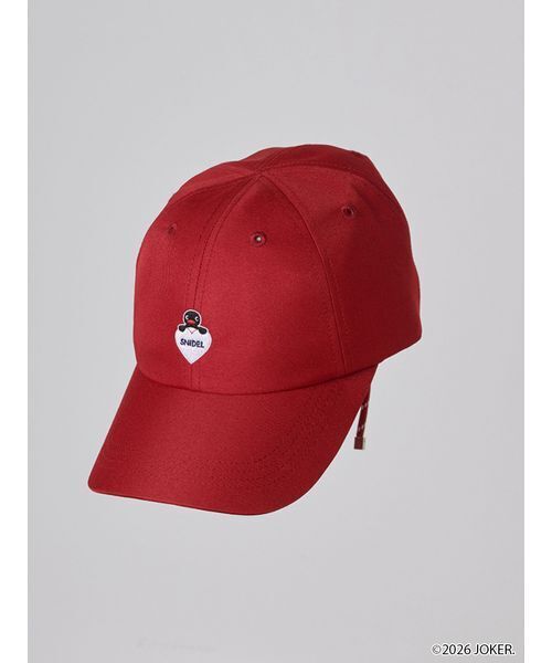 SNIDEL(スナイデル)の「【PINGU(TM)】ワンポイントキャップ(キャップ・レディース・ホワイト/ネイビー/レッド・F)」の1枚目の写真