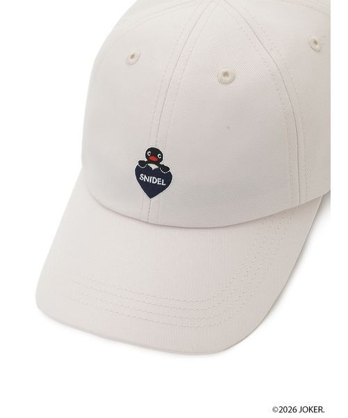 SNIDEL(スナイデル)の「【PINGU(TM)】ワンポイントキャップ(キャップ・レディース・ホワイト/ネイビー/レッド・F)」の10枚目の写真