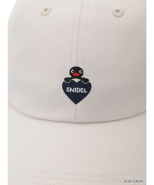 SNIDEL(スナイデル)の「【PINGU(TM)】ワンポイントキャップ(キャップ・レディース・ホワイト/ネイビー/レッド・F)」の11枚目の写真