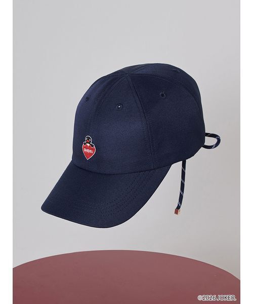 SNIDEL(スナイデル)の「【PINGU(TM)】ワンポイントキャップ(キャップ・レディース・ホワイト/ネイビー/レッド・F)」の8枚目の写真