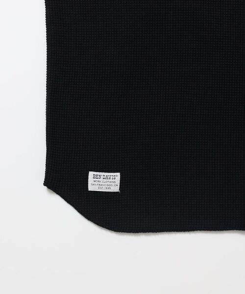 BEN DAVIS(ベンデイビス)の「【BEN DAVIS】BIG WAFFLE GRAPHIC CREW / ワッフル グラフィック クルー ロンT ユニセックス 長袖(Tシャツ/カットソー・メンズ・ネイビー/オフホワイト/ライトグレー/ブラック・X-LARGE/LARGE/MEDIUM)」の13枚目の写真