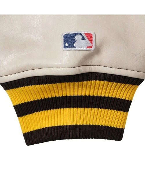 Fanatics(ファナティクス)の「ファナティクス【Fanatics】‐ サンディエゴ パドレス メルトン ジャケット 【MLB STANDARD LOGO PU MELTON JKT San Diego Padres ML2325FW0002】(ブルゾン・メンズ・ブラウン・XL/L)」の4枚目の写真