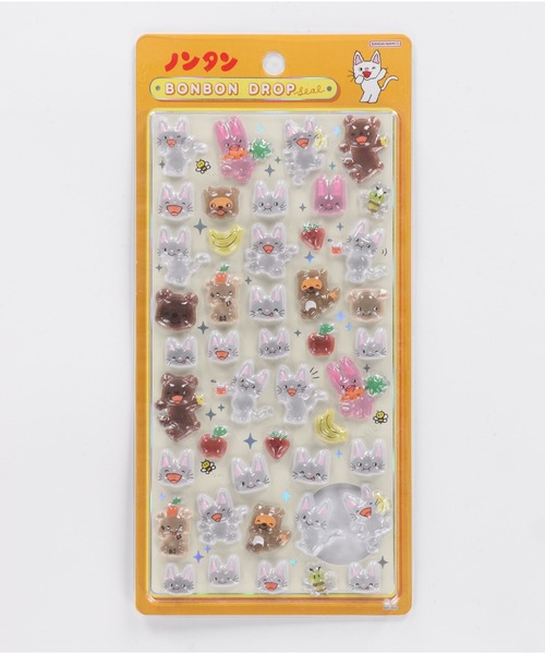 nini toys（ニニトイズ）の「【nini toys】≪ノンタン≫ボンボンドロップシール/ぷくぷく/シール（ステッカー/テープ・レディース・B/A・ONESIZE）」の4枚目の写真