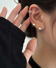 《Bz》【456868】スクエアフープピアス/ペア(RZ)