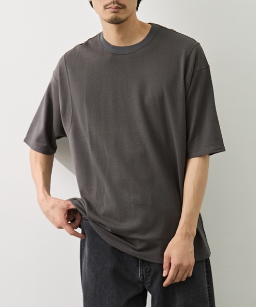 marka（マーカ）の「【MARKA/マーカ】メッシュTシャツ（Tシャツ/カットソー・メンズ・ブラック/グレー・1/2）」の11枚目の写真