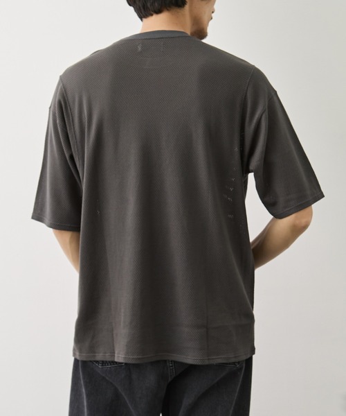 marka（マーカ）の「【MARKA/マーカ】メッシュTシャツ（Tシャツ/カットソー・メンズ・ブラック/グレー・1/2）」の8枚目の写真