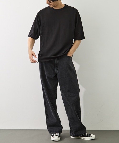 marka（マーカ）の「【MARKA/マーカ】メッシュTシャツ（Tシャツ/カットソー・メンズ・ブラック/グレー・1/2）」の14枚目の写真