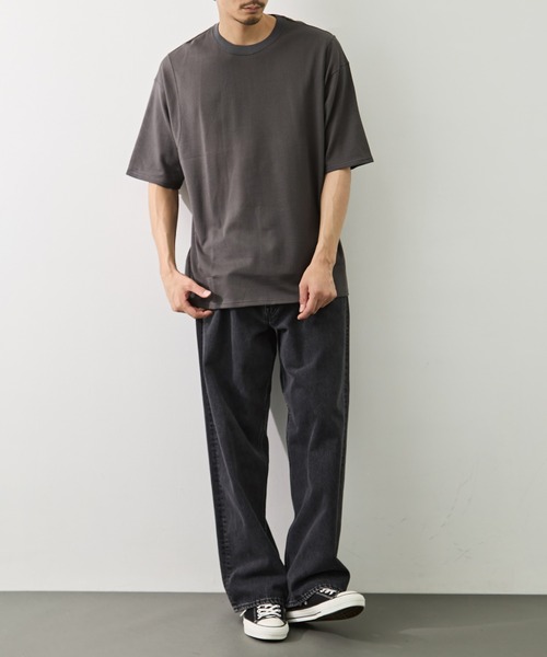 marka（マーカ）の「【MARKA/マーカ】メッシュTシャツ（Tシャツ/カットソー・メンズ・ブラック/グレー・1/2）」の6枚目の写真