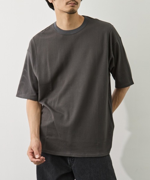 marka（マーカ）の「【MARKA/マーカ】メッシュTシャツ（Tシャツ/カットソー・メンズ・ブラック/グレー・1/2）」の10枚目の写真