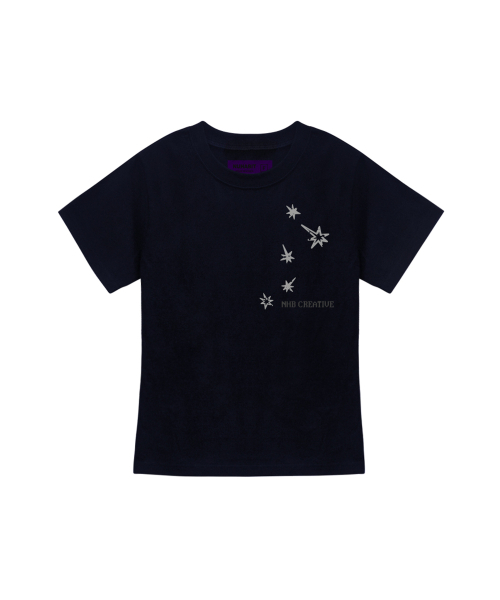 NUHABIT(ニューハビット)の「N/H カシオペイア スリムフィット 半袖 (GFS2-5NH1362)(Tシャツ/カットソー・メンズ・ホワイト/ブラック/Navy・FREE)」の4枚目の写真