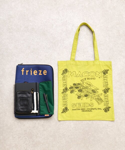 BEARDSLEY(ビアズリー)の「コットンシードバッグ《FRIPIER》【A4対応】(ハンドバッグ・レディース・グリーン系その他2/ブルー・FREE)」の19枚目の写真
