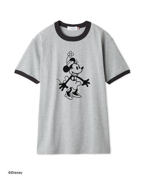 emmi(エミ)の「【emmi×GOOD ROCK SPEED】MINNIE MOUSE/リンガー Tシャツ(Tシャツ/カットソー・レディース・グレー/ホワイト・F)」の13枚目の写真