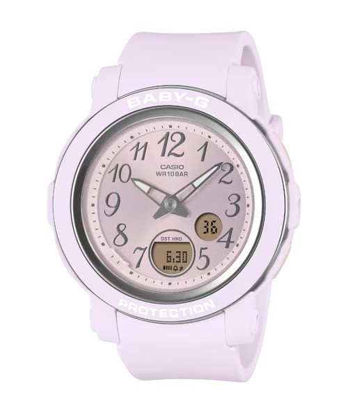 G-SHOCK(ジーショック)の「BABY-G/ベイビージー 腕時計 BGA-290SA-6AJF(アナログ腕時計・レディース・ライトパープル・FREE)」の1枚目の写真