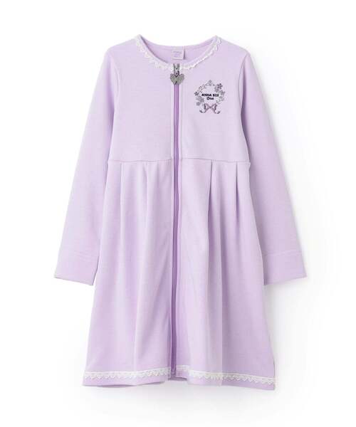 ANNA SUI mini(アナスイ・ミニ)の「ジップアップワンピース(ワンピース・キッズ・ネイビー/ラベンダー・140cm/130cm/120cm/100-110cm)」の10枚目の写真