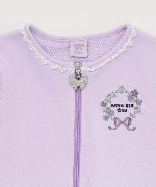 ANNA SUI mini(アナスイ・ミニ)の「ジップアップワンピース(ワンピース・キッズ・ネイビー/ラベンダー・140cm/130cm/120cm/100-110cm)」の12枚目の写真