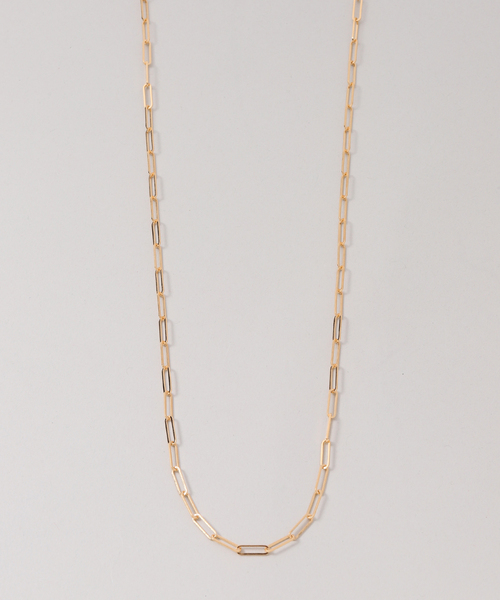 Chibi Jewels (チビジュエルズ)の「CHIBI JEWELS チビジュエルズ Long Long Chain Rectangle chain(ネックレス・レディース・ゴールド・FREE)」の3枚目の写真