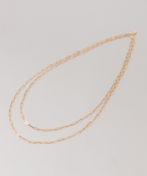 Chibi Jewels (チビジュエルズ)の「CHIBI JEWELS チビジュエルズ Long Long Chain Rectangle chain(ネックレス・レディース・ゴールド・FREE)」の8枚目の写真