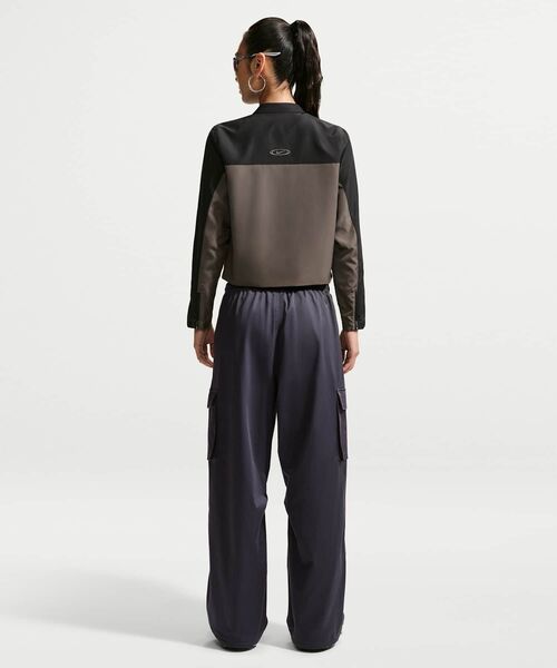 NIKE(ナイキ)の「ナイキ スポーツウェア ウィメンズ モトジャケット / Nike Sportswear Women's Moto Jacket IM8182-010 Black(ブルゾン・レディース・ブラック・L/XL/S/XS/M)」の5枚目の写真