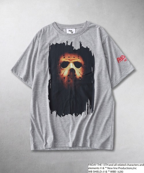FUNALIVE(ファンアライブ)の「FRIDAYTHE13TH/13日の金曜日 ジェイソン 半袖 Tシャツ(Tシャツ/カットソー・メンズ・ブラック系2/グレー系2/ブラック系1/グレー系1・LL/L/M)」の3枚目の写真
