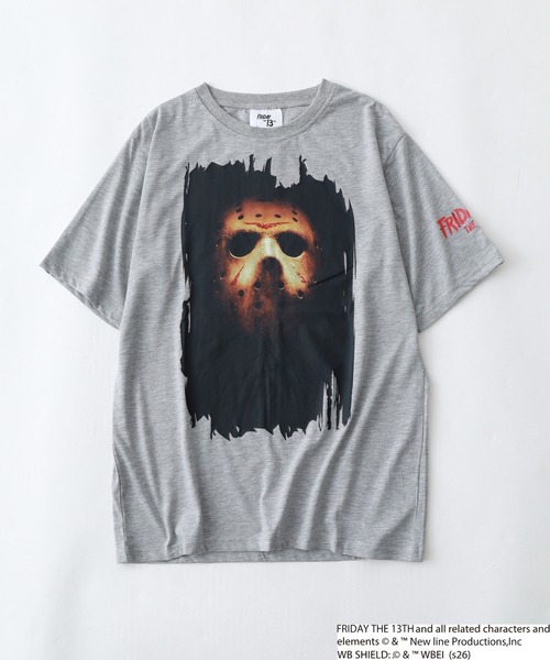 FUNALIVE(ファンアライブ)の「FRIDAYTHE13TH/13日の金曜日 ジェイソン 半袖 Tシャツ(Tシャツ/カットソー・メンズ・ブラック系2/グレー系2/ブラック系1/グレー系1・LL/L/M)」の6枚目の写真