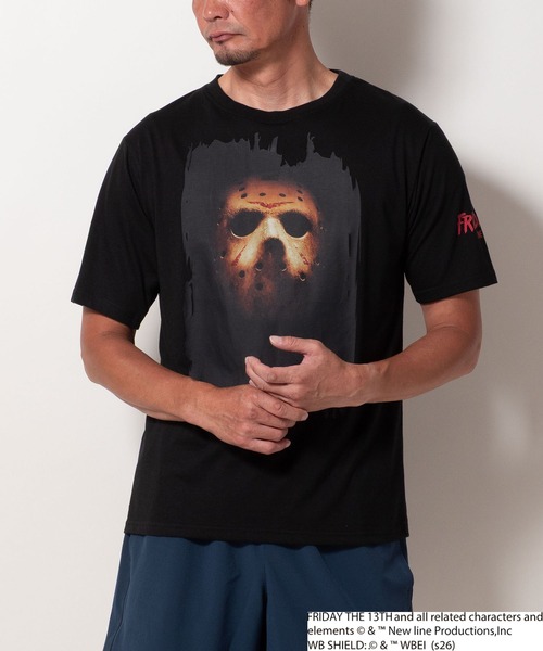 FUNALIVE(ファンアライブ)の「FRIDAYTHE13TH/13日の金曜日 ジェイソン 半袖 Tシャツ(Tシャツ/カットソー・メンズ・ブラック系2/グレー系2/ブラック系1/グレー系1・LL/L/M)」の22枚目の写真