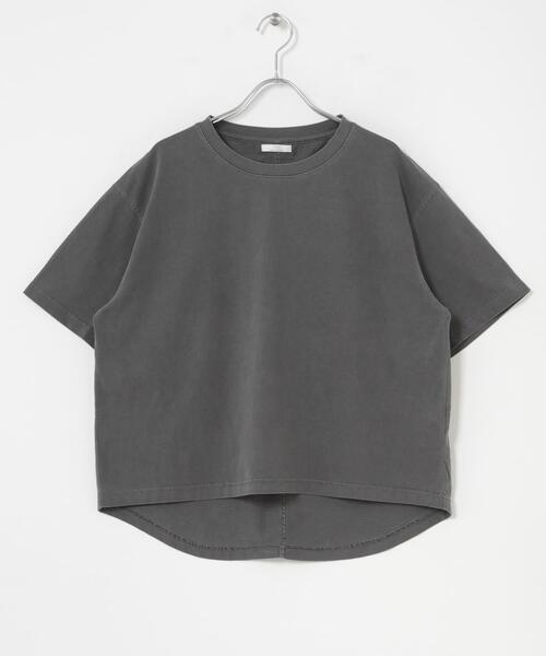 ITEMS URBANRESEARCH(アイテムズ アーバンリサーチ)の「ピグメント半袖Tシャツ(Tシャツ/カットソー・レディース・ブルー/チャコールグレー/ベージュ・FREE)」の9枚目の写真