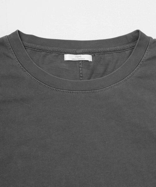 ITEMS URBANRESEARCH(アイテムズ アーバンリサーチ)の「ピグメント半袖Tシャツ(Tシャツ/カットソー・レディース・ブルー/チャコールグレー/ベージュ・FREE)」の10枚目の写真