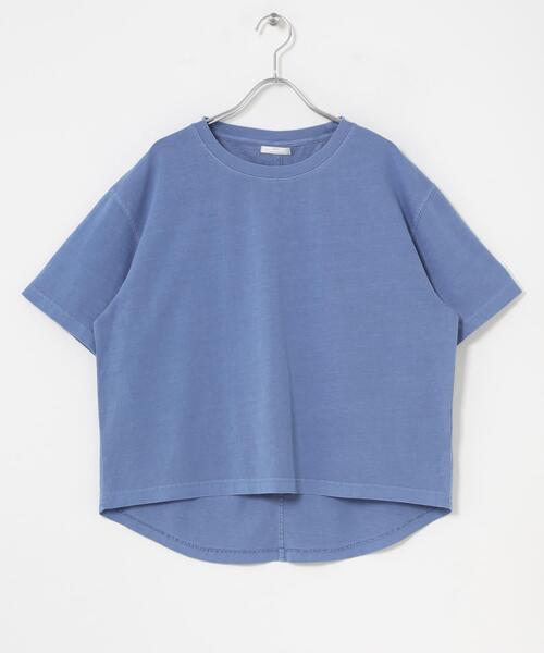 ITEMS URBANRESEARCH(アイテムズ アーバンリサーチ)の「ピグメント半袖Tシャツ(Tシャツ/カットソー・レディース・ブルー/チャコールグレー/ベージュ・FREE)」の22枚目の写真