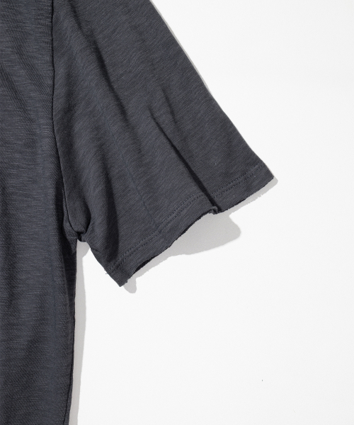 MASSNOUN（マスノウン）の「スラブカットディバイド半袖Tシャツ MSSTS001-DG（Tシャツ/カットソー・レディース・その他・MEDIUM/LARGE）」の4枚目の写真