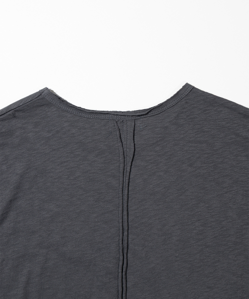 MASSNOUN（マスノウン）の「スラブカットディバイド半袖Tシャツ MSSTS001-DG（Tシャツ/カットソー・レディース・その他・MEDIUM/LARGE）」の6枚目の写真