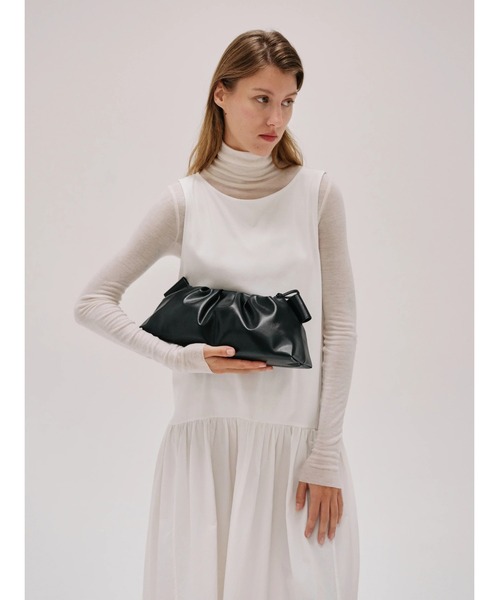 OLEND（オレンド）の「OLEND THE DUMPLING BAG（ハンドバッグ・レディース・ブラック/オリーブ/ライトブラウン/ダークブラウン/ローズ・FREE）」の8枚目の写真