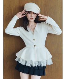 SNIDEL(�X�i�C�f��)�̃y�v�����j�b�g�W���P�b�g(�e�[���[�h�W���P�b�g)