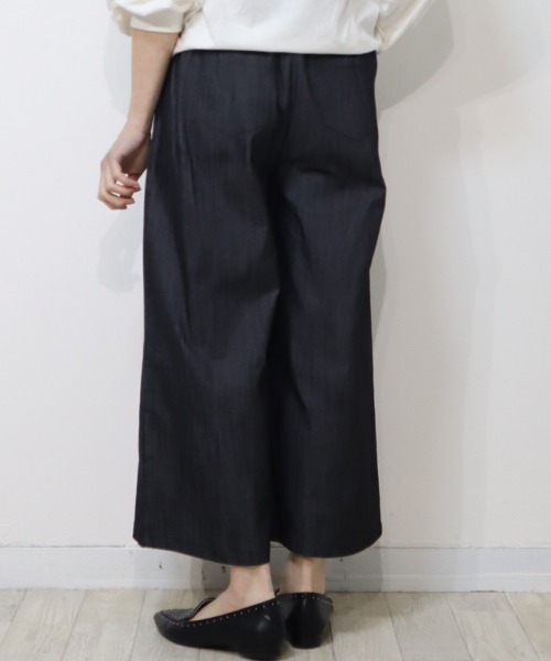 DISKEEN SURE（ディスキーンシュアー）の「ライトオンスで晩夏初秋にぴったり！タックデザイン楽ちんスカーチョ（その他パンツ・レディース・カーキブラウン/グレー/ネイビー・MEDIUM/LARGE）」の17枚目の写真