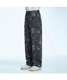 スモッグパターンワイドデニムパンツブラックSEPT013BLACK