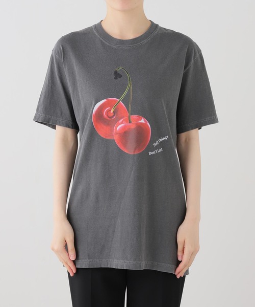EDIT. FOR LULU(エディットフォールル)の「【SKIN for LULU】 boyfriend tee(Tシャツ/カットソー・レディース・チャコールグレー/グレー・FREE)」の4枚目の写真