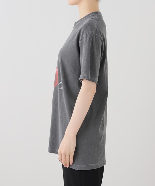 EDIT. FOR LULU(エディットフォールル)の「【SKIN for LULU】 boyfriend tee(Tシャツ/カットソー・レディース・チャコールグレー/グレー・FREE)」の5枚目の写真