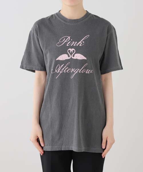 EDIT. FOR LULU(エディットフォールル)の「【SKIN for LULU】 boyfriend tee(Tシャツ/カットソー・レディース・チャコールグレー/グレー・FREE)」の10枚目の写真