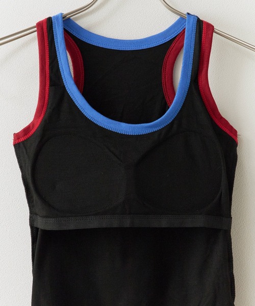 Chick（チック）の「Colorful Print Tank Top / カラフルプリント タンクトップ 夏物 夏服（タンクトップ・レディース・ブラック/ホワイト・FREE）」の8枚目の写真