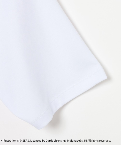 GLOBAL WORK(グローバルワーク)の「【The Saturday Evening Post】マイニチタキノウクルーTシャツ/1055053(Tシャツ/カットソー・メンズ・ホワイト/ブラック/チャコールグレー/オフホワイト・LARGE/SMALL/MEDIUM/X-LARGE)」の10枚目の写真