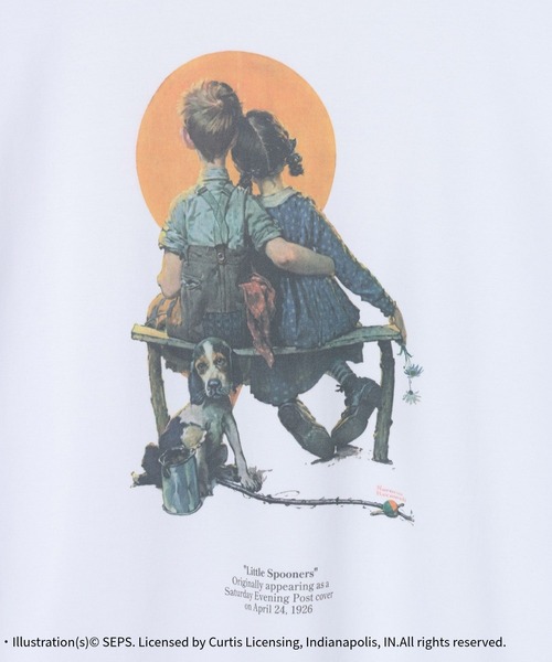 GLOBAL WORK(グローバルワーク)の「【The Saturday Evening Post】マイニチタキノウクルーTシャツ/1055053(Tシャツ/カットソー・メンズ・ホワイト/ブラック/チャコールグレー/オフホワイト・LARGE/SMALL/MEDIUM/X-LARGE)」の14枚目の写真