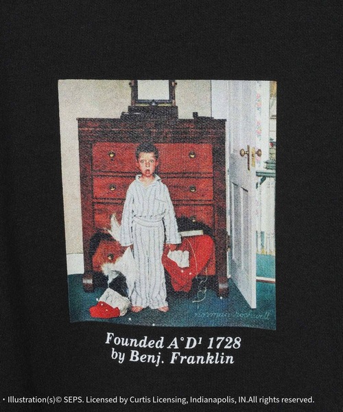GLOBAL WORK(グローバルワーク)の「【The Saturday Evening Post】マイニチタキノウクルーTシャツ/1055053(Tシャツ/カットソー・メンズ・ホワイト/ブラック/チャコールグレー/オフホワイト・LARGE/SMALL/MEDIUM/X-LARGE)」の17枚目の写真