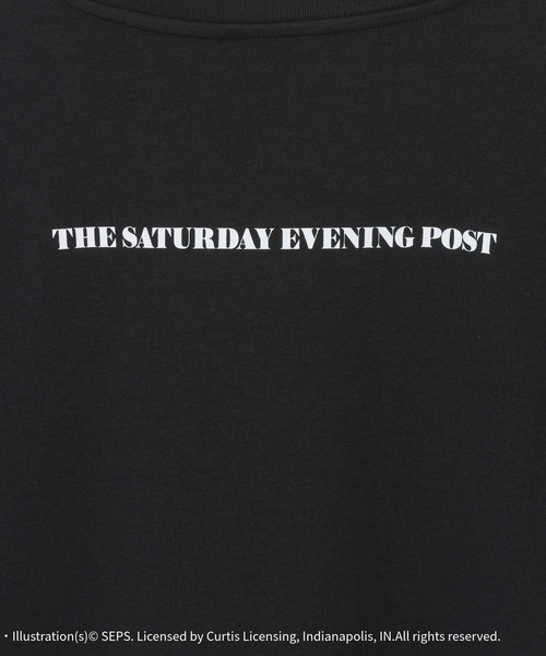 GLOBAL WORK(グローバルワーク)の「【The Saturday Evening Post】マイニチタキノウクルーTシャツ/1055053(Tシャツ/カットソー・メンズ・ホワイト/ブラック/チャコールグレー/オフホワイト・LARGE/SMALL/MEDIUM/X-LARGE)」の18枚目の写真