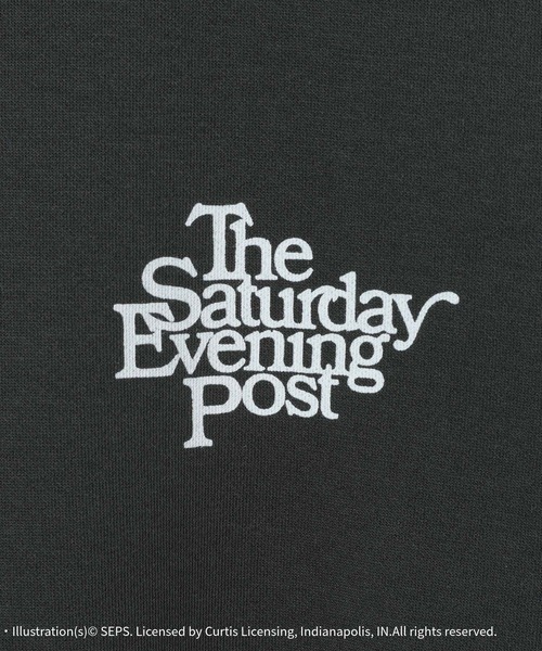 GLOBAL WORK(グローバルワーク)の「【The Saturday Evening Post】マイニチタキノウクルーTシャツ/1055053(Tシャツ/カットソー・メンズ・ホワイト/ブラック/チャコールグレー/オフホワイト・LARGE/SMALL/MEDIUM/X-LARGE)」の19枚目の写真