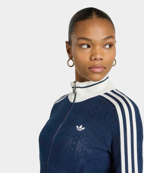 adidas(アディダス)の「スポーツ TT W トラックトップ トラックジャケット / アディダスオリジナルス adidas Originals(ジャージ・レディース・ブルー・X-LARGE/SMALL/MEDIUM/LARGE/X-SMALL/XX-LARGE/3XL)」の3枚目の写真